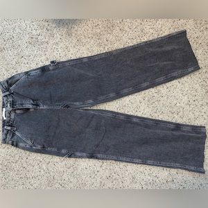 Women’s 25 90’s Boyfriend Carpenter PacSun Gray Baggy Jeans/Pants